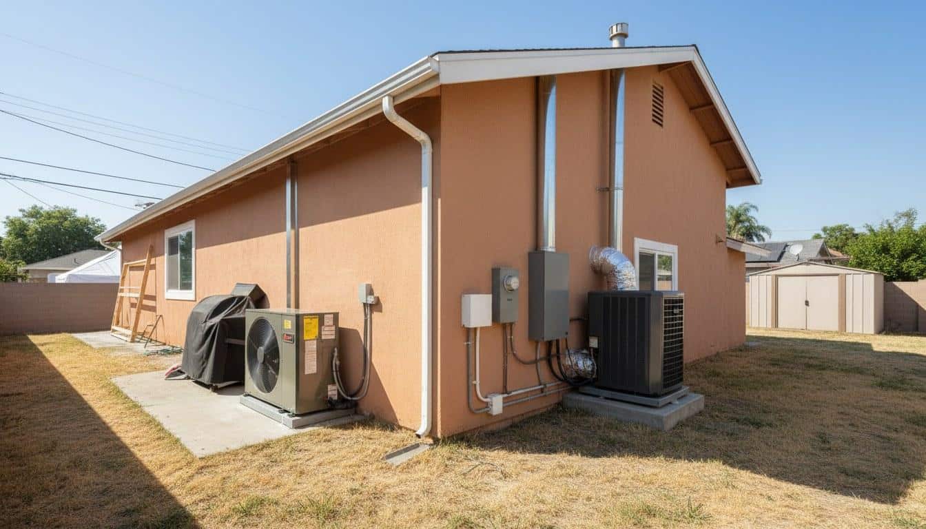 Completed ac repair work at Shalom Heating & Air in Downey