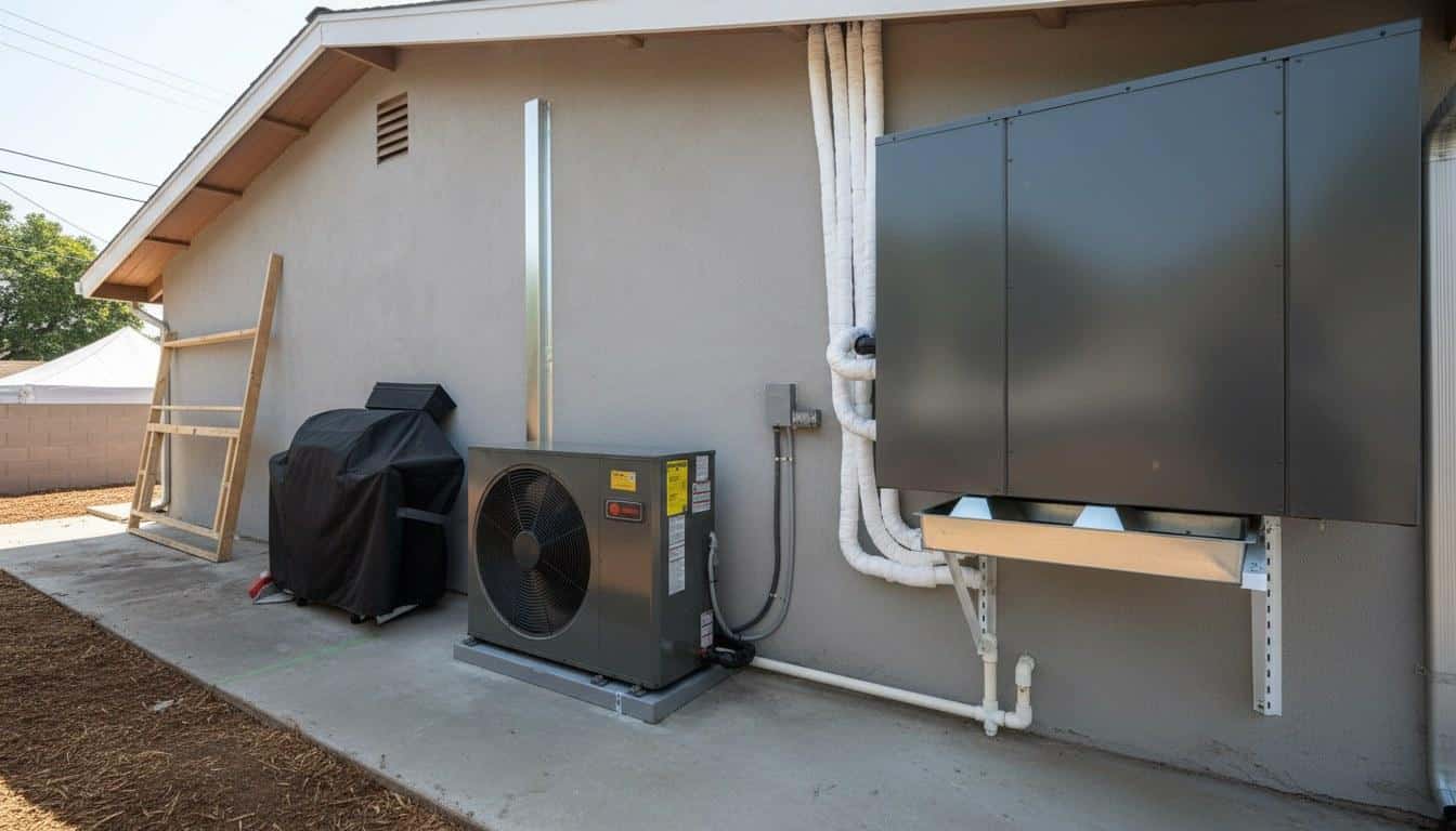 Completed ac repair work at Shalom Heating & Air in Downey