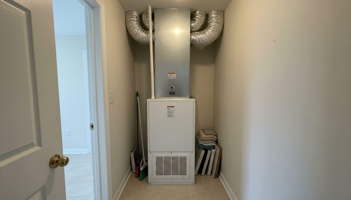 Inside a furnace repair visit — Newport Beach — Shalom Heating & Air Inside a furnace repair visit — Newport Beach — Shalom Heating & Air