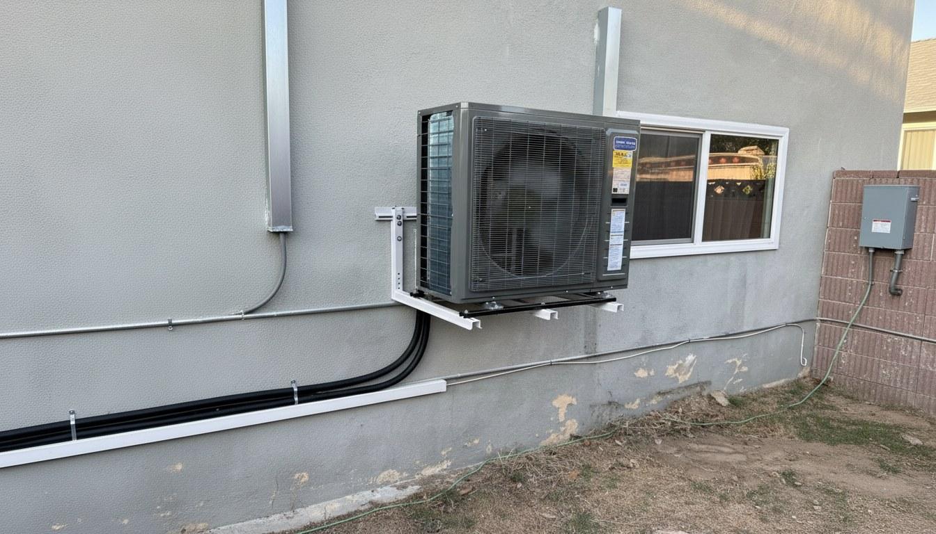 Completed ac repair work at Shalom Heating & Air
