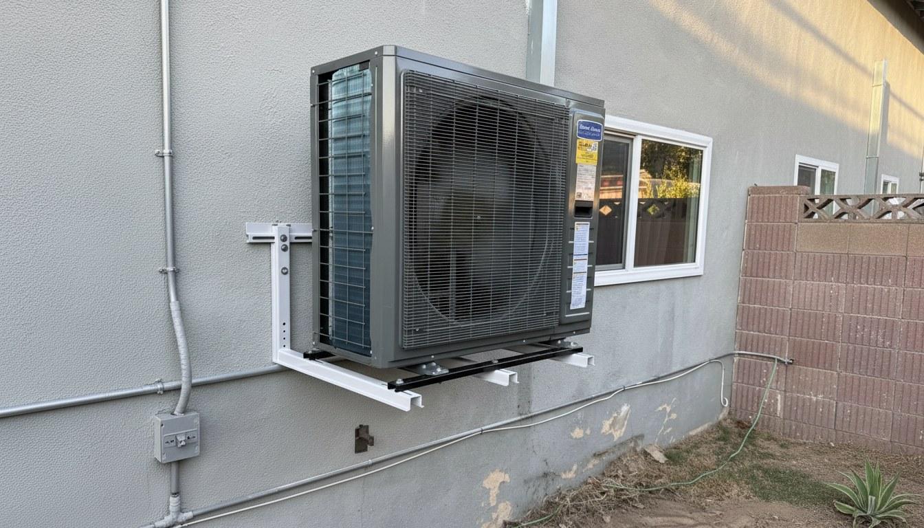 Finished ac repair work at Shalom Heating & Air