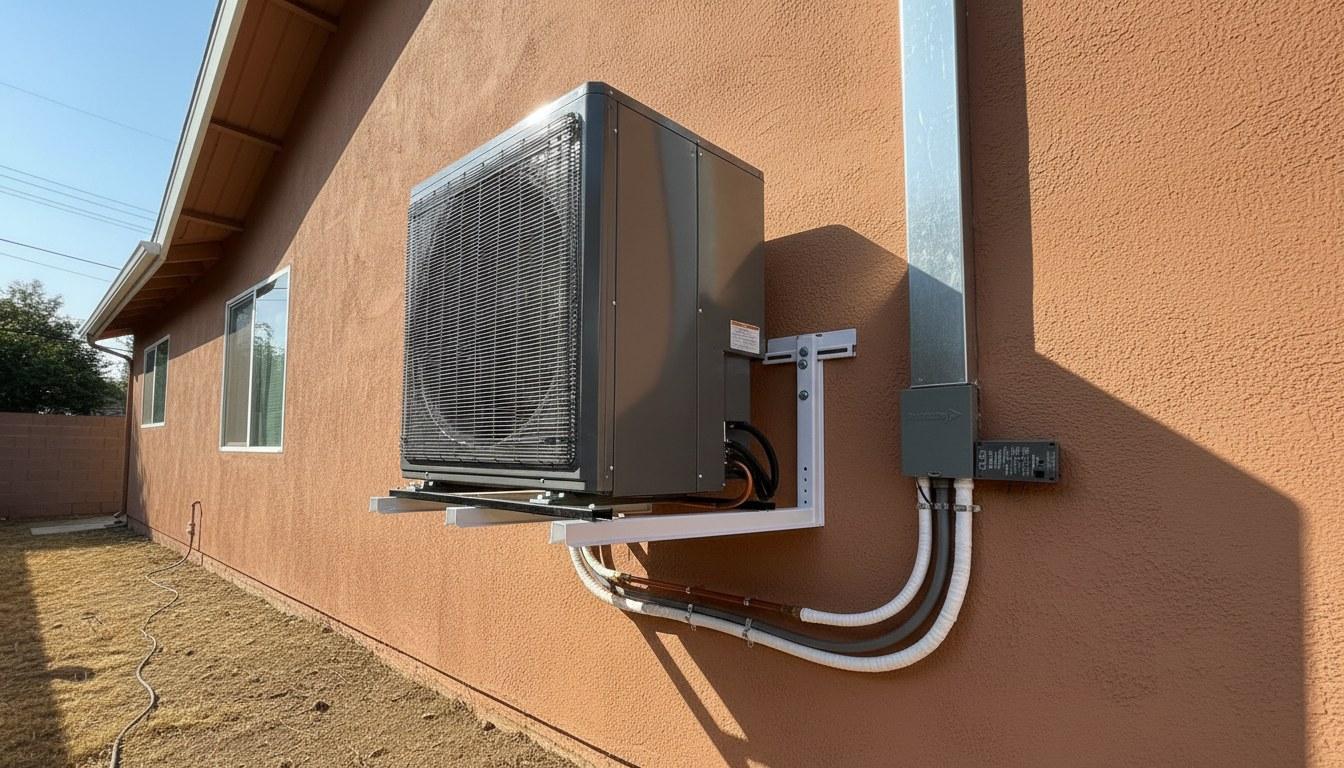 Completed ac repair work at Shalom Heating & Air