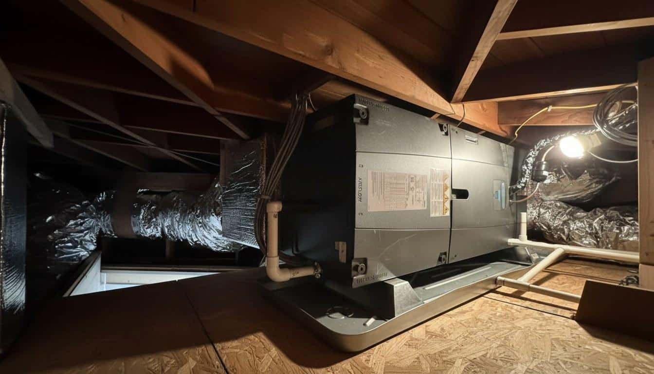 Completed ac repair work at Shalom Heating & Air