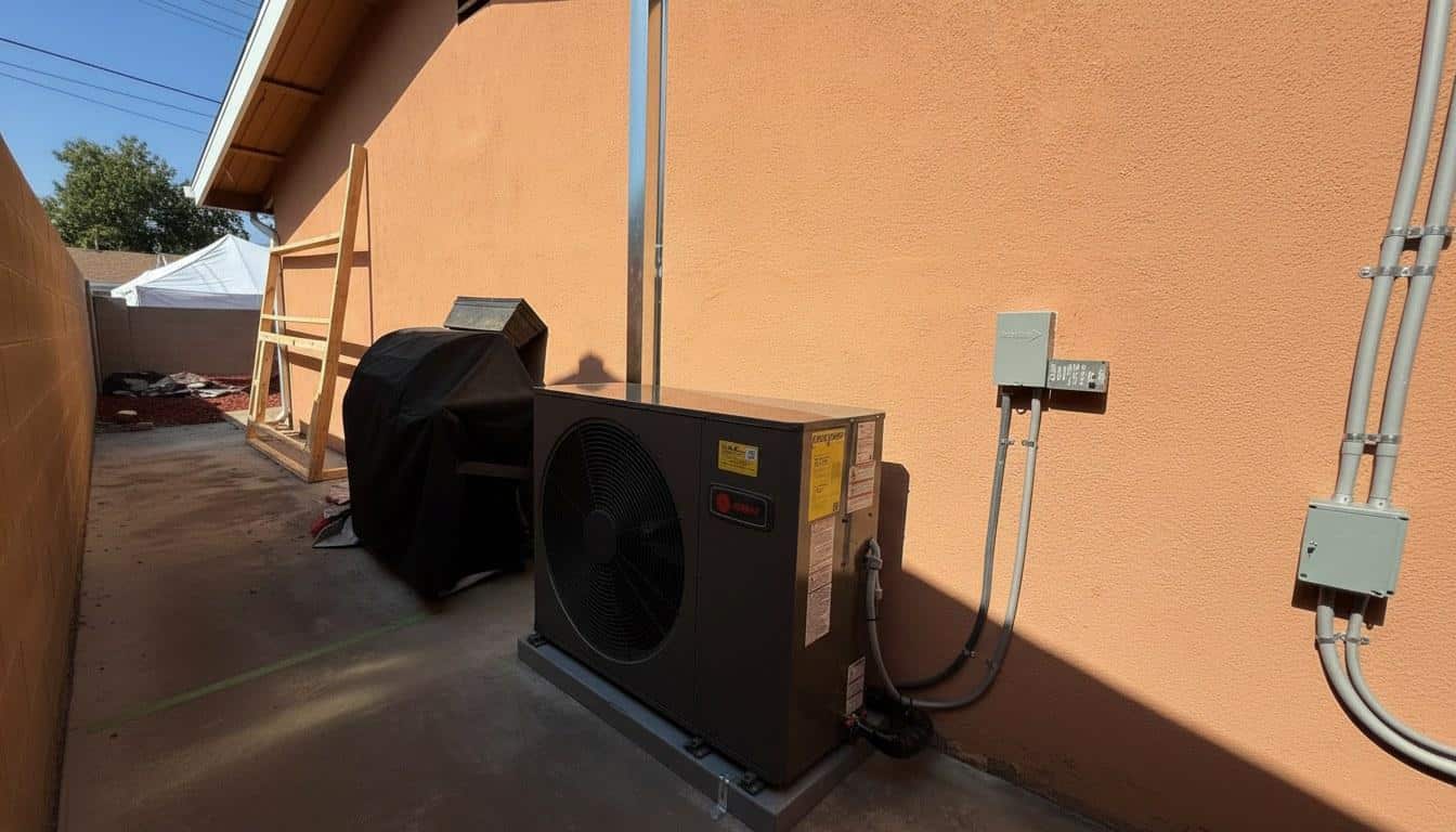 Completed ac repair work at Shalom Heating & Air