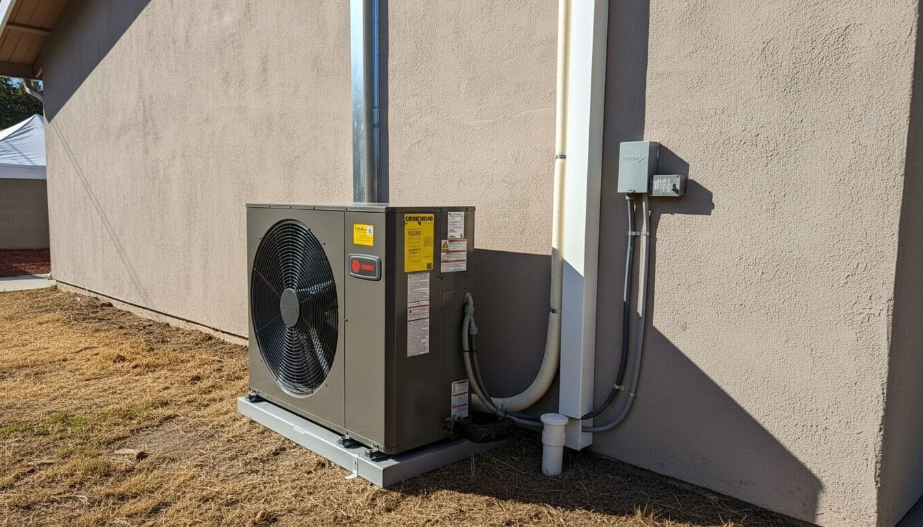 Completed ac repair work at Shalom Heating & Air