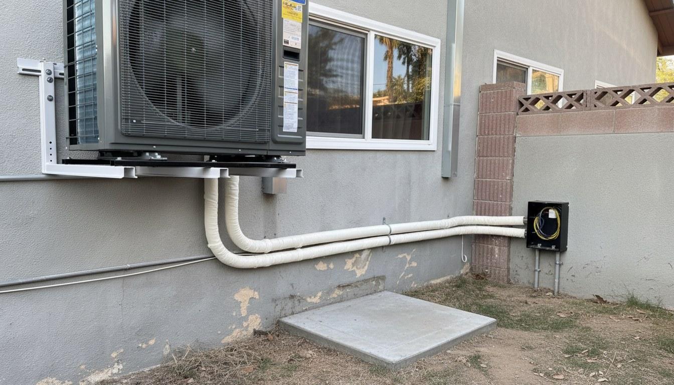 Completed ac repair work at Shalom Heating & Air