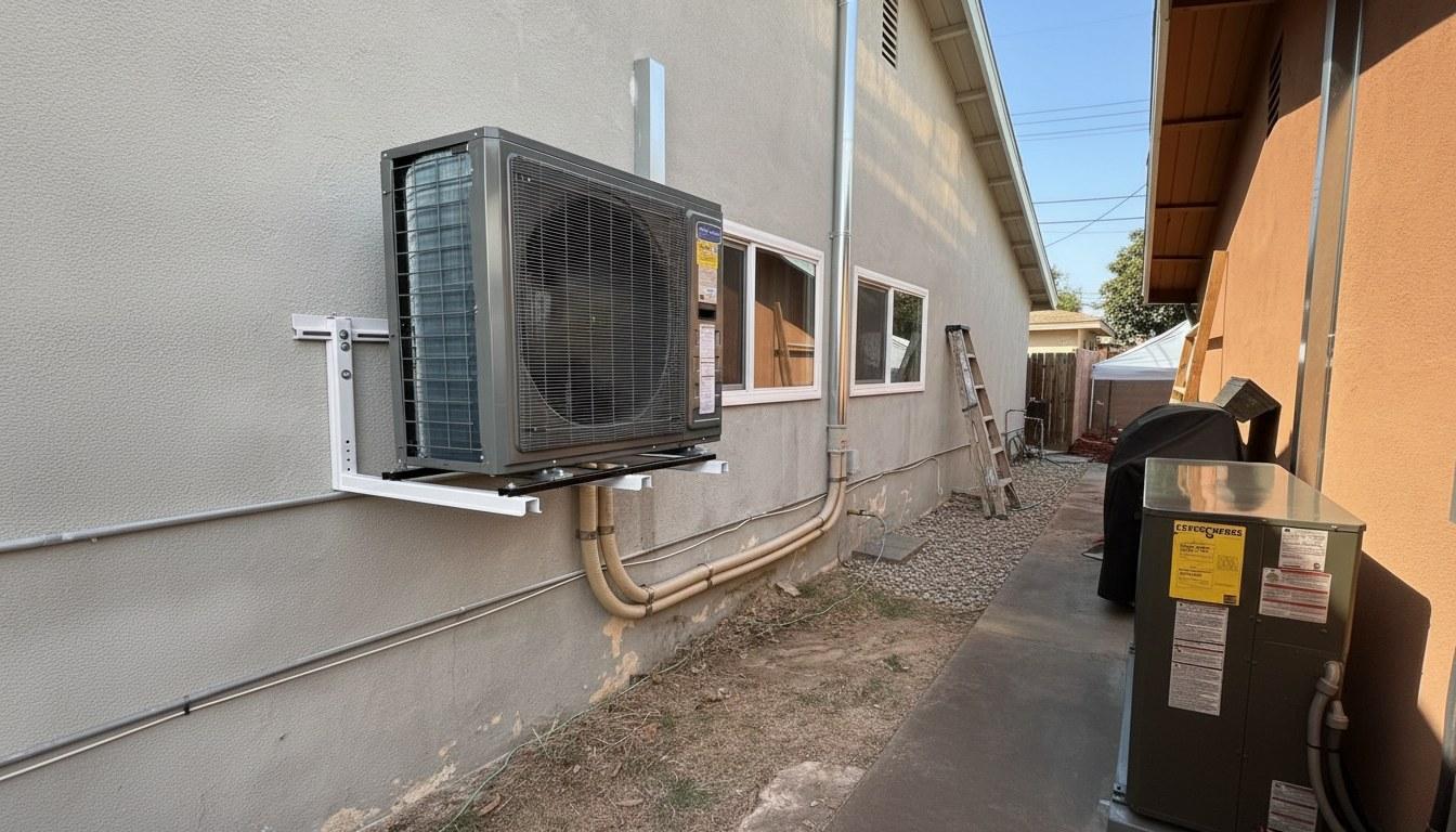 Completed ac repair work at Shalom Heating & Air