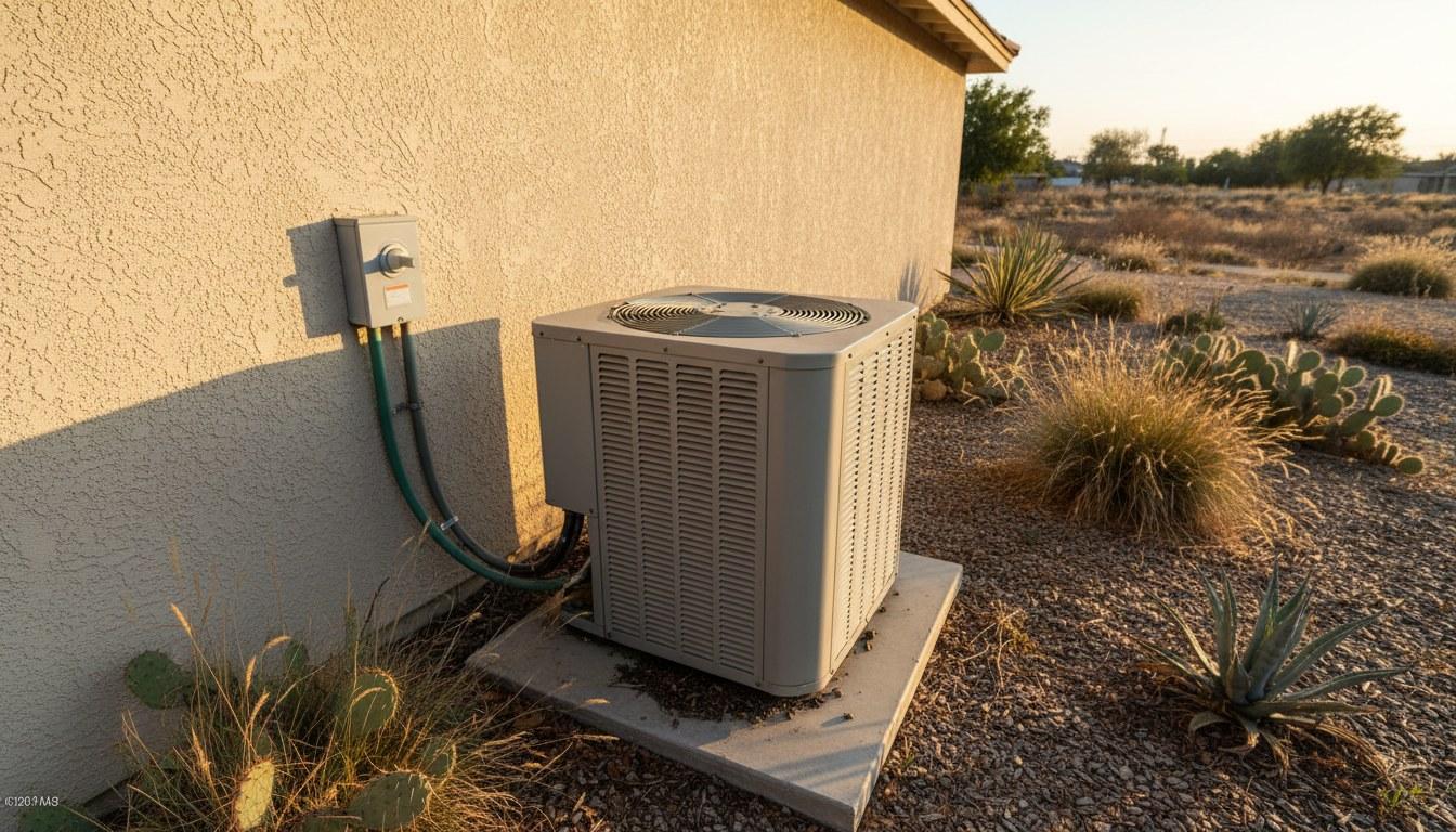 Completed ac repair work at Shalom Heating & Air
