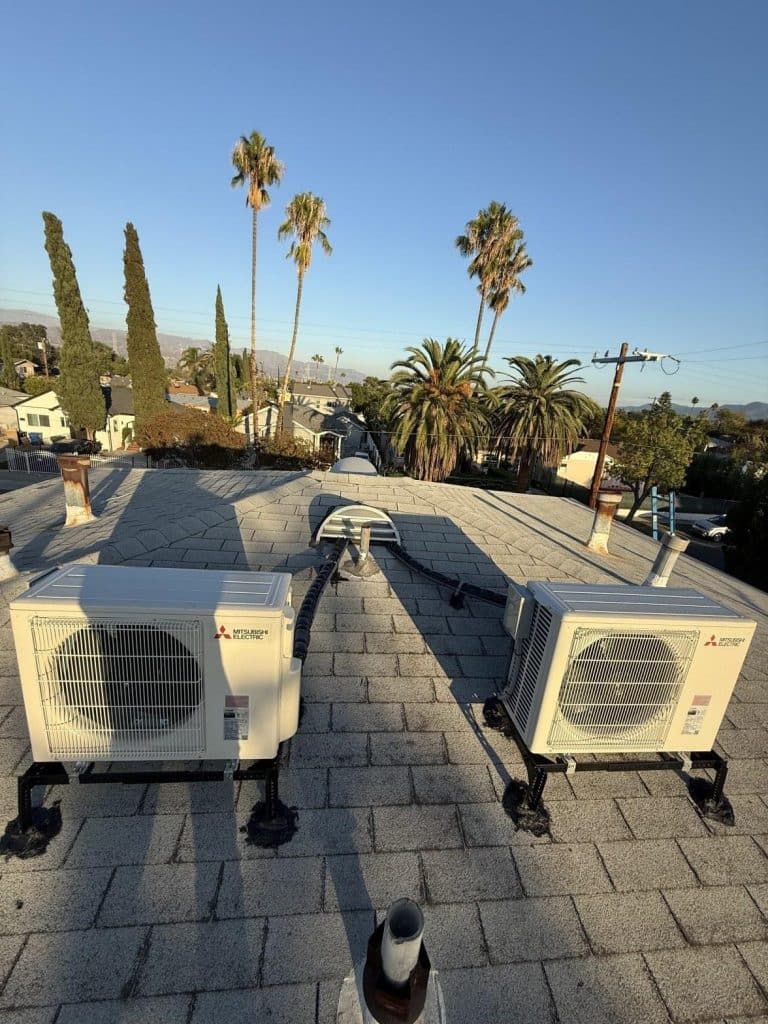 Completed ac repair work at Shalom Heating & Air