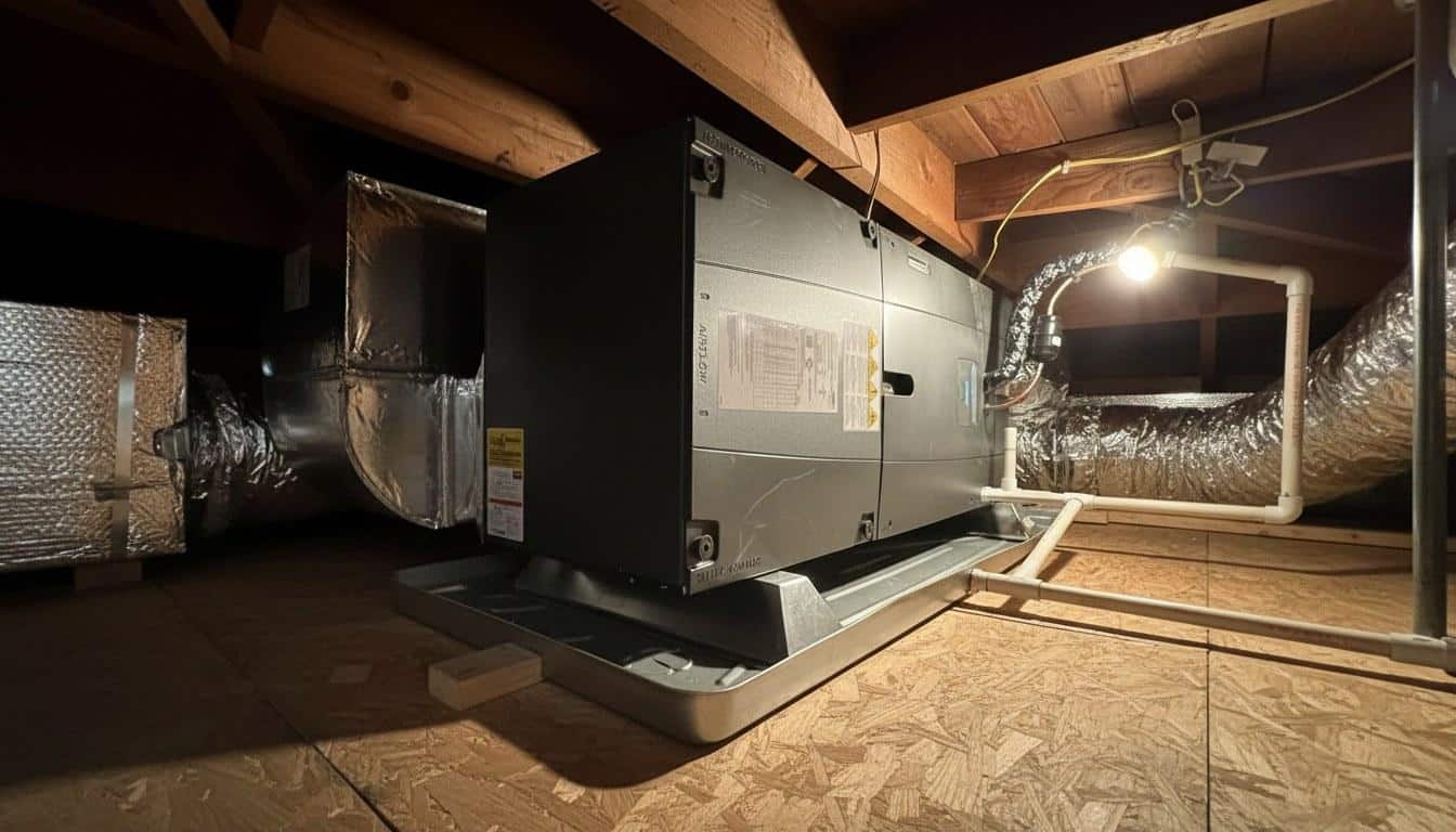 Completed furnace repair work at Shalom Heating & Air