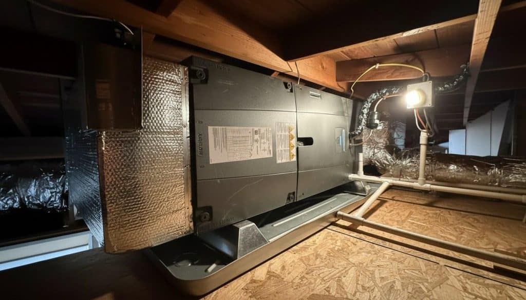 Completed furnace repair work at Shalom Heating & Air