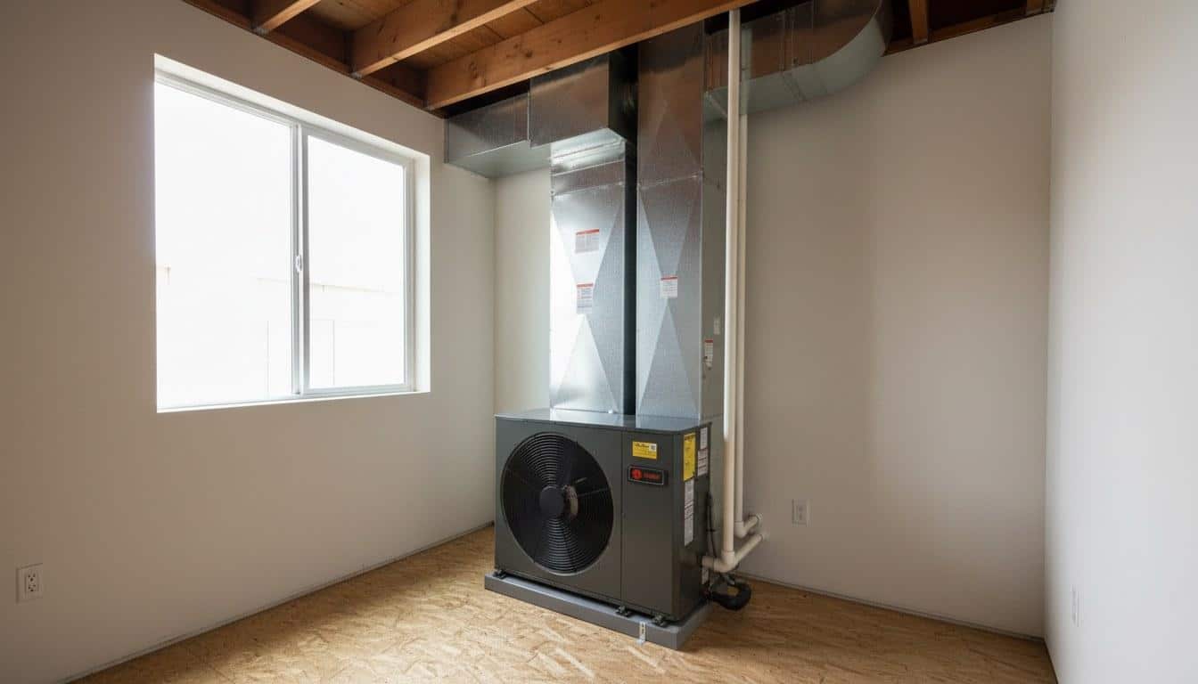 Finished furnace repair work at Shalom Heating & Air