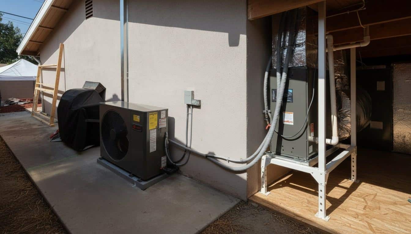 Completed furnace repair work at Shalom Heating & Air