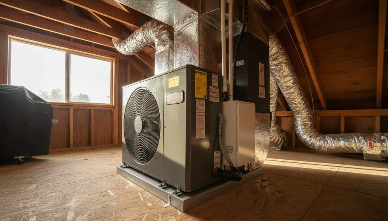 Finished furnace repair work at Shalom Heating & Air
