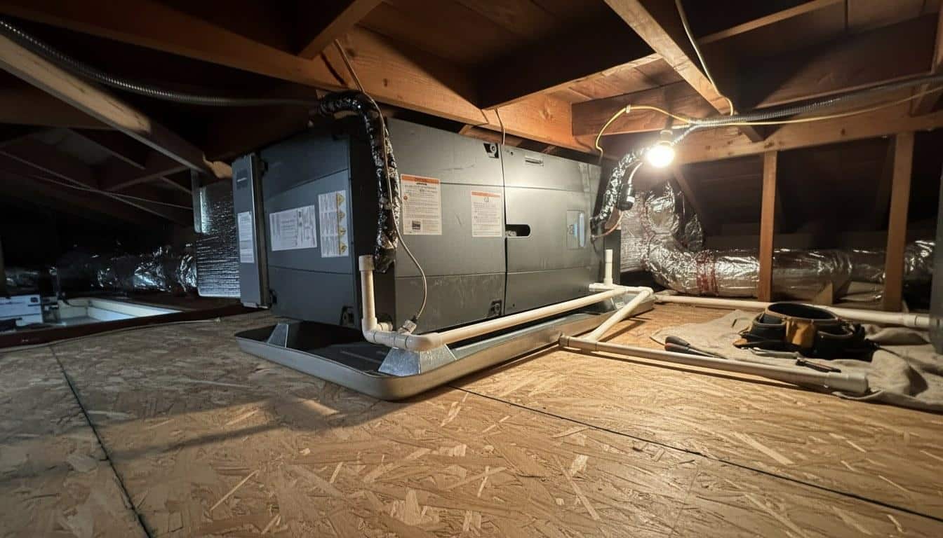 Completed furnace repair work at Shalom Heating & Air