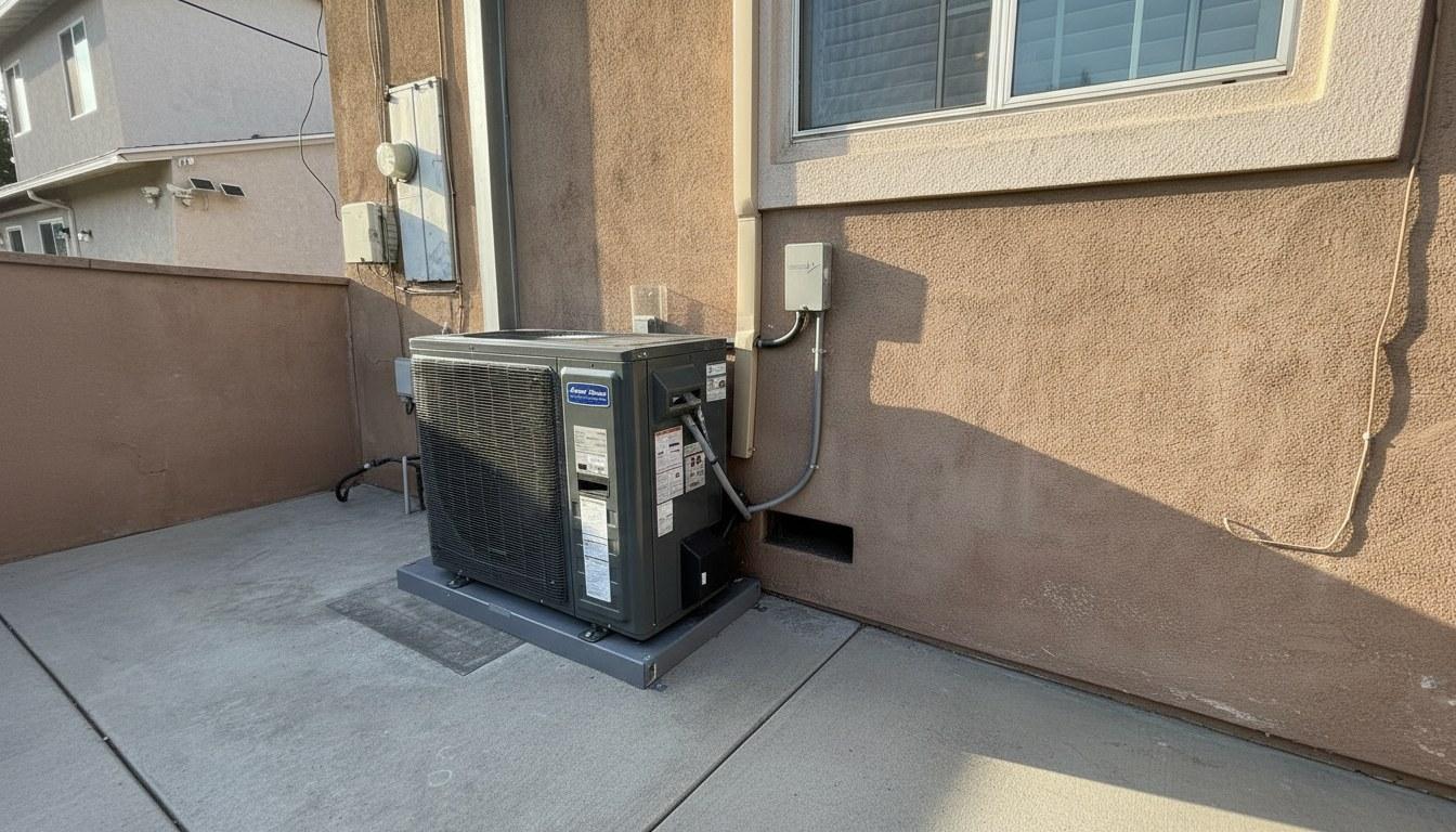Completed ac repair work at Shalom Heating & Air