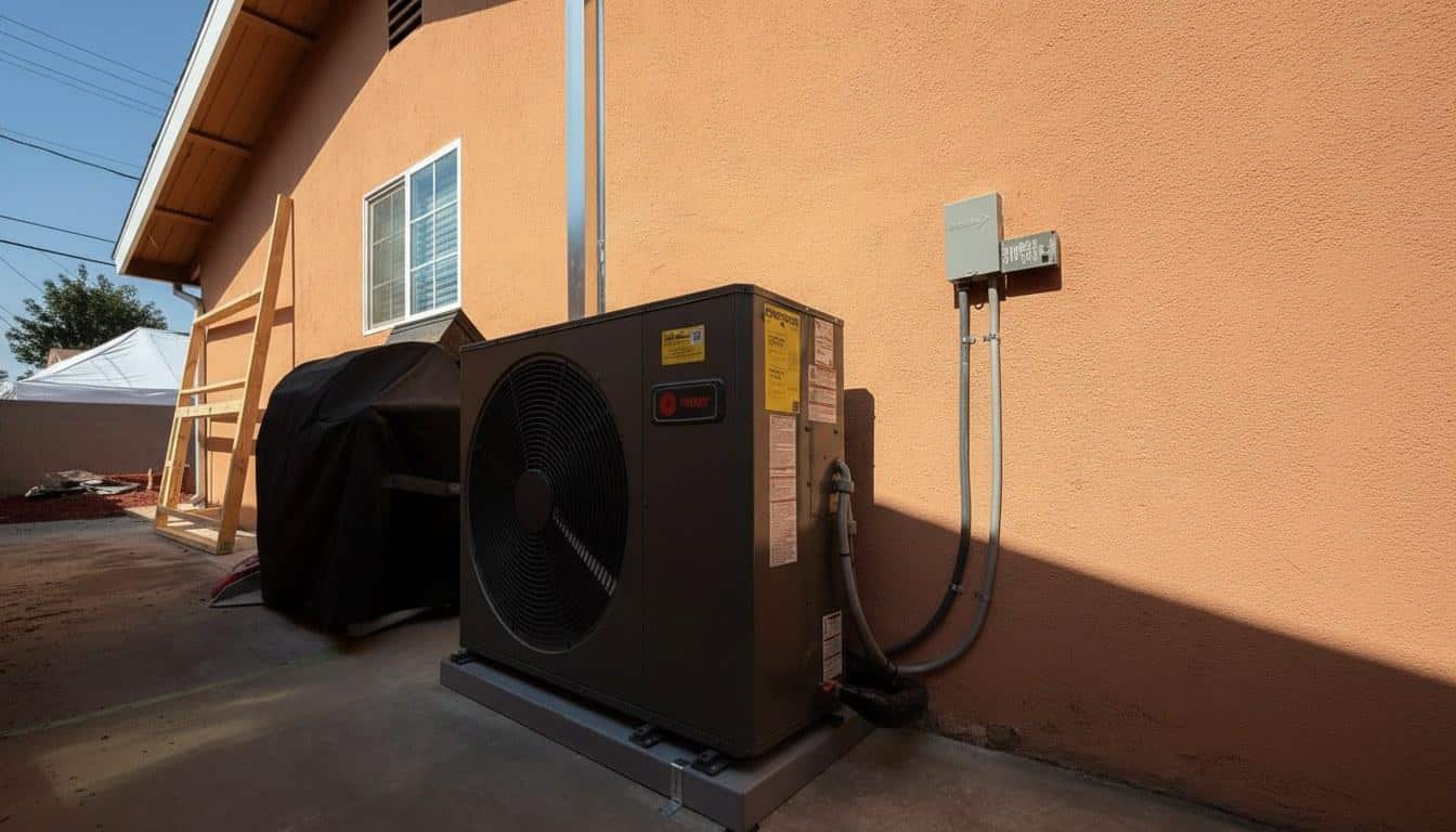 Completed ac repair work at Shalom Heating & Air
