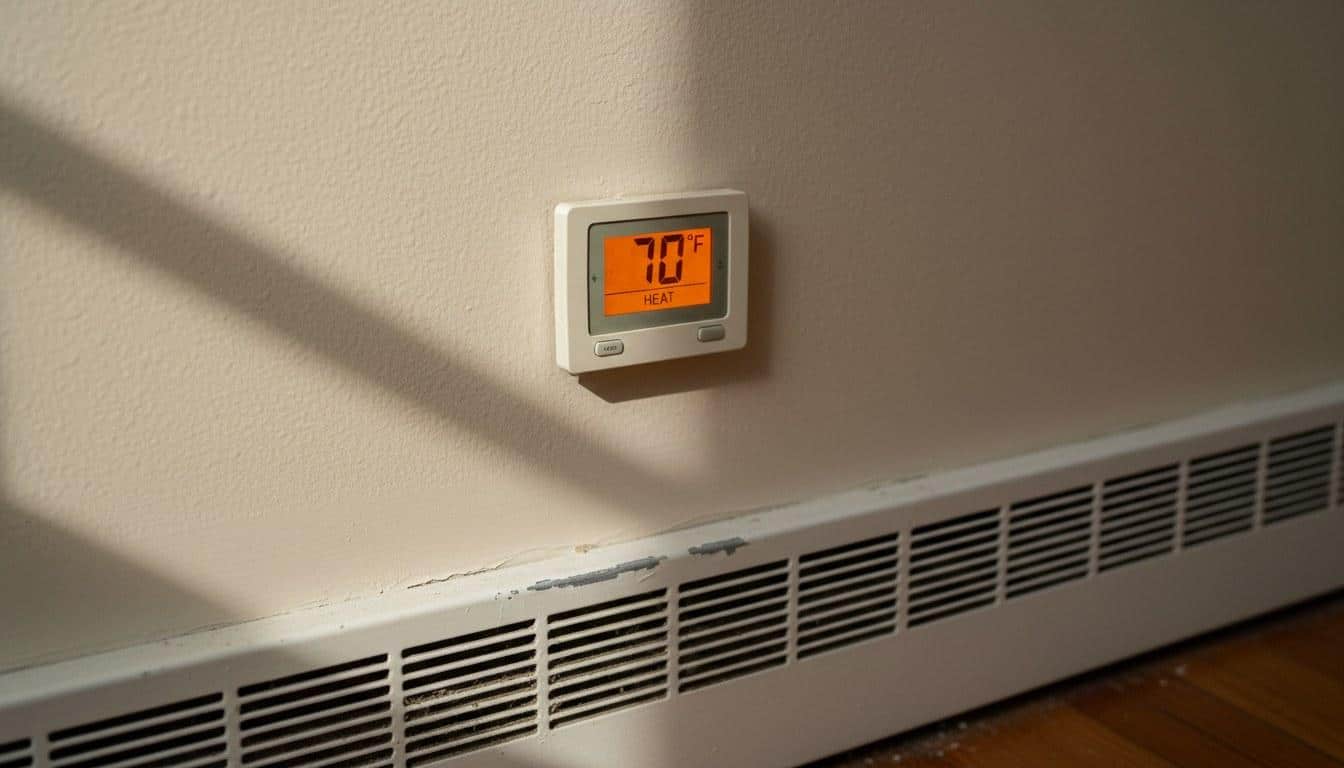 Completed furnace repair work at Shalom Heating & Air