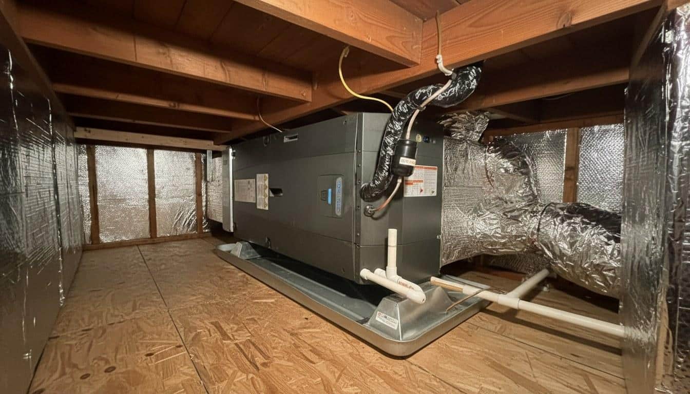 Completed furnace repair work at Shalom Heating & Air