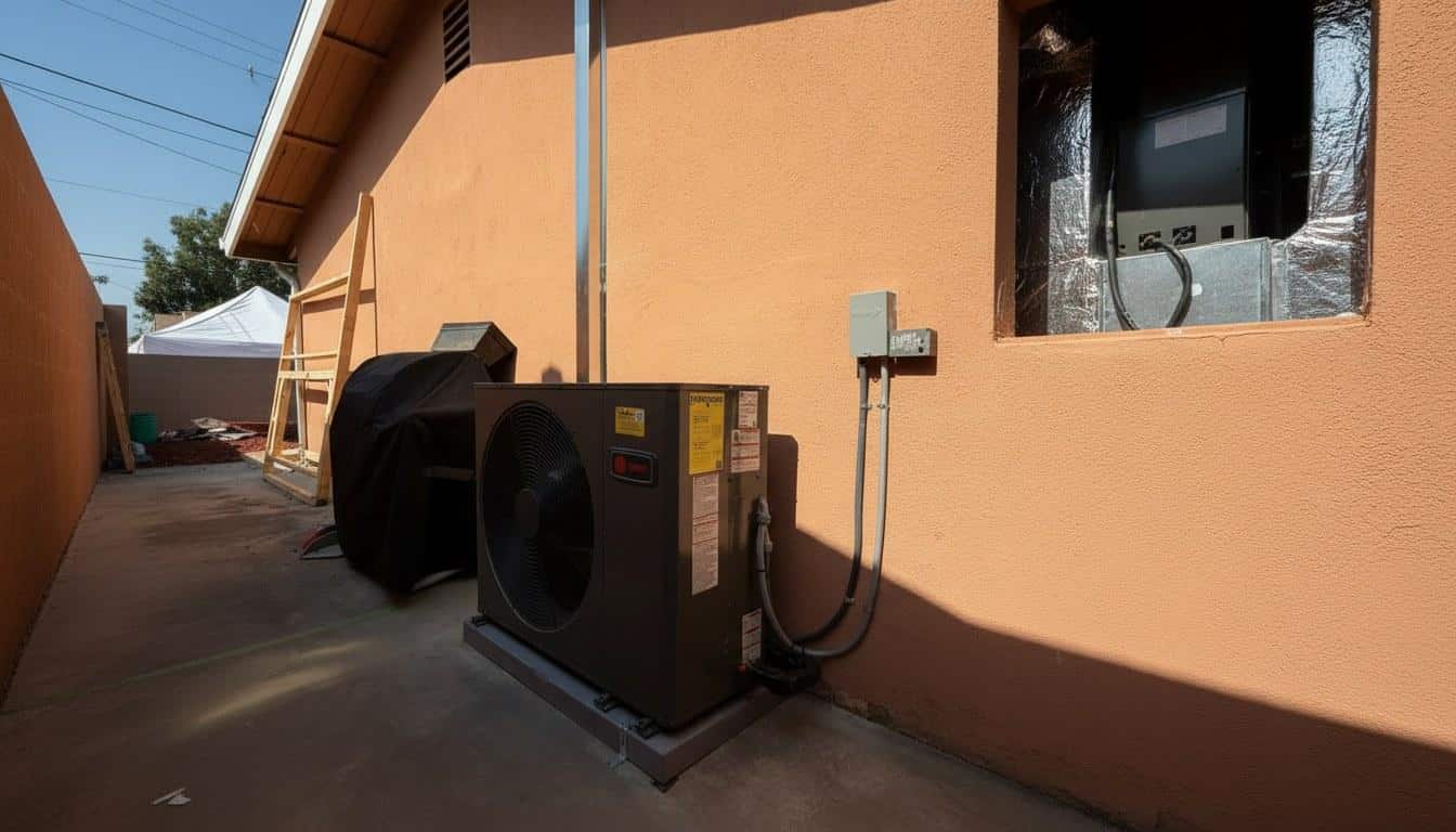 Completed furnace repair work at Shalom Heating & Air