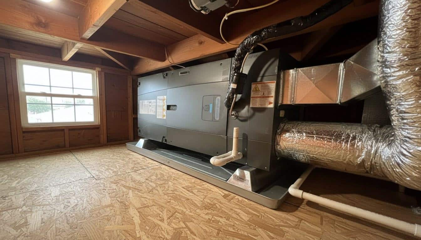 Completed furnace repair work at Shalom Heating & Air
