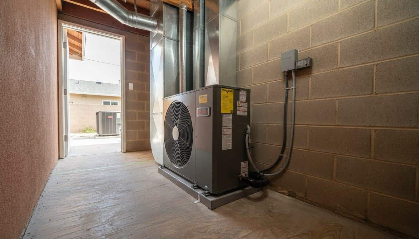 Finished furnace repair work at Shalom Heating & Air