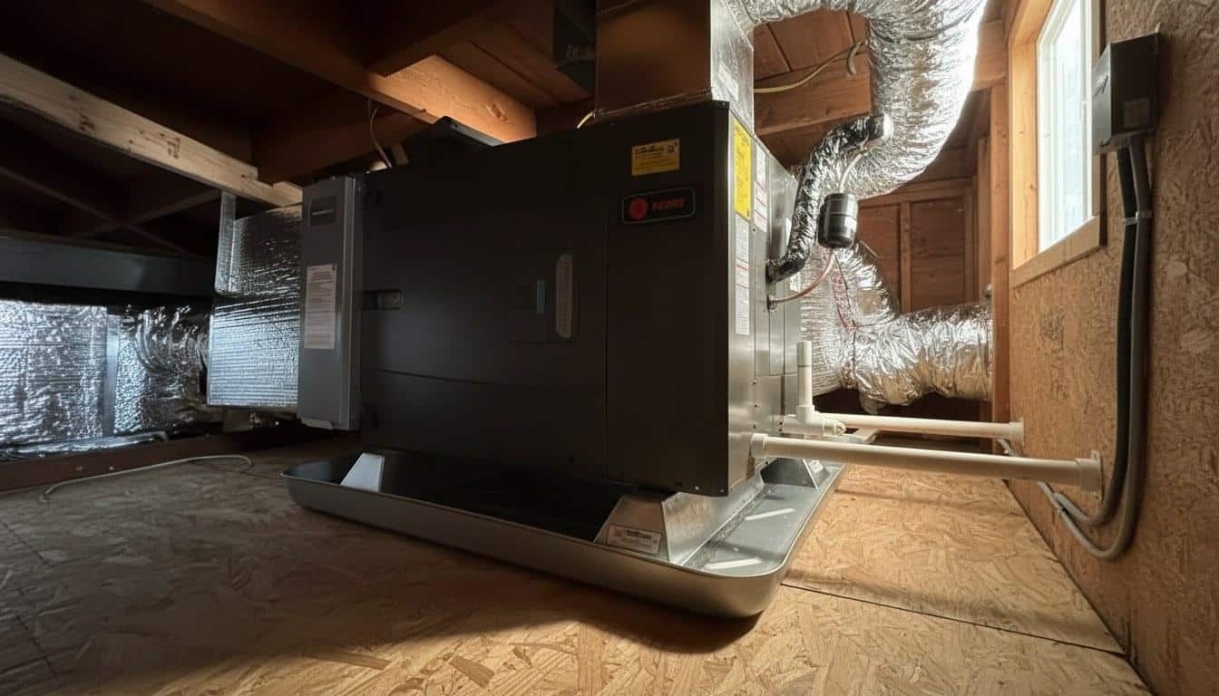 Completed furnace repair work at Shalom Heating & Air