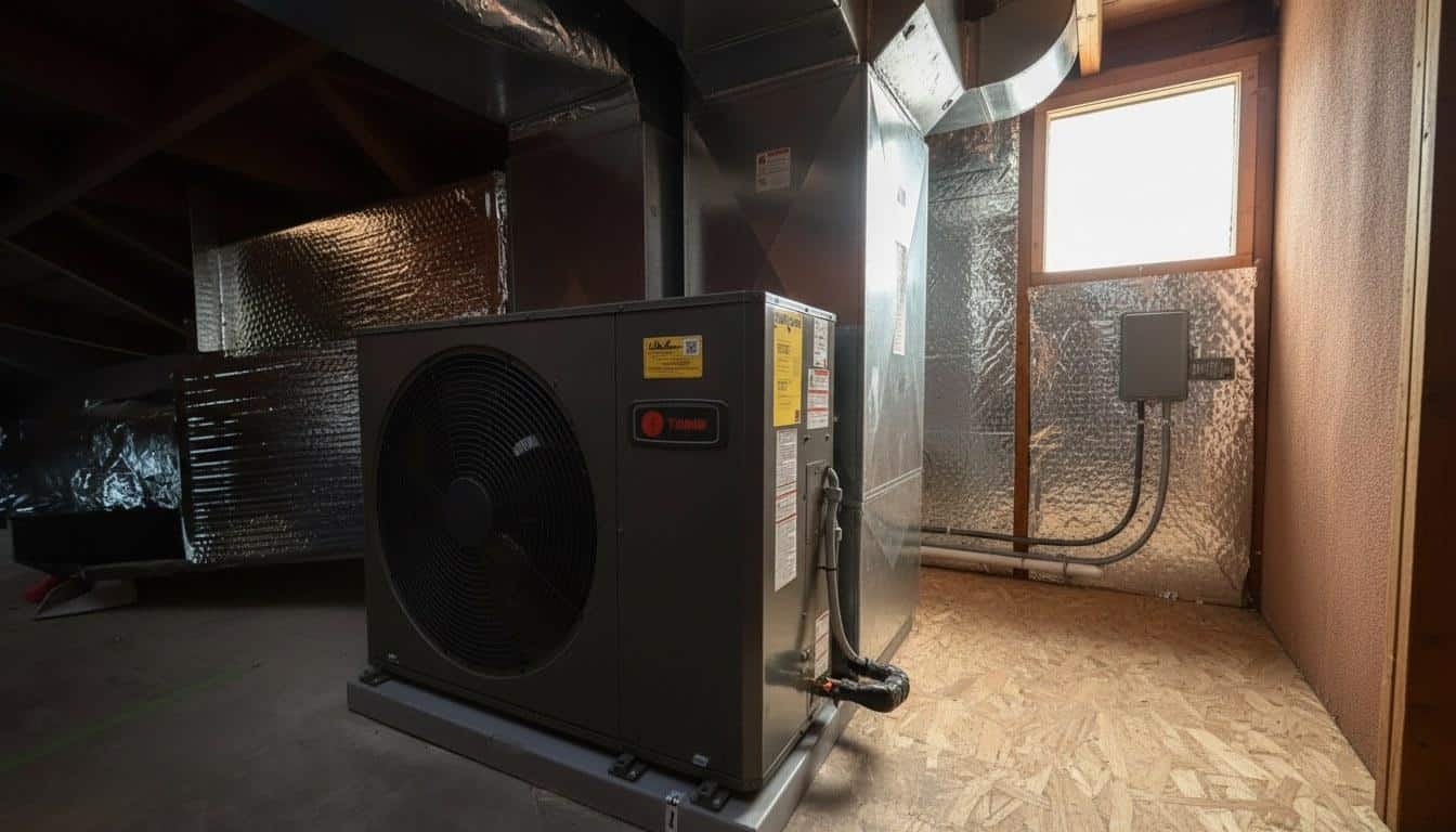 Finished furnace repair work at Shalom Heating & Air