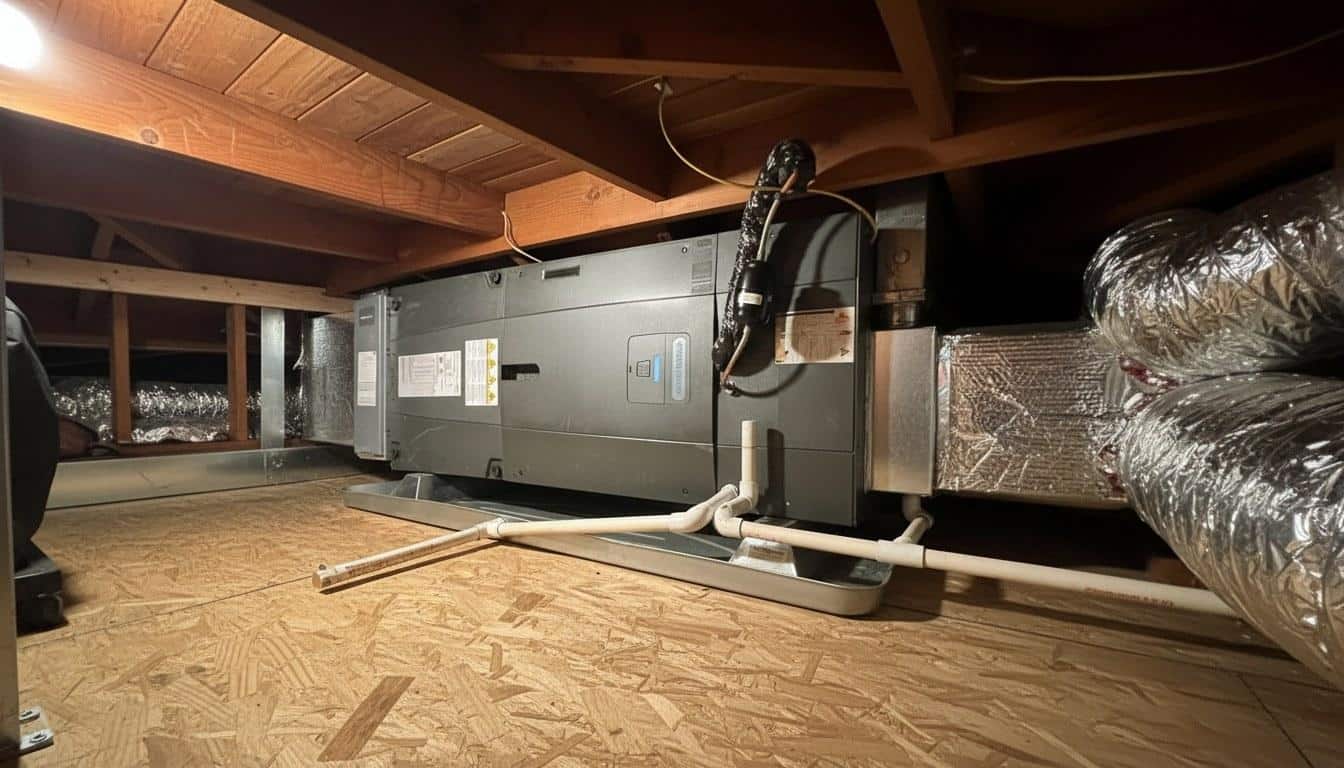 Completed furnace repair work at Shalom Heating & Air