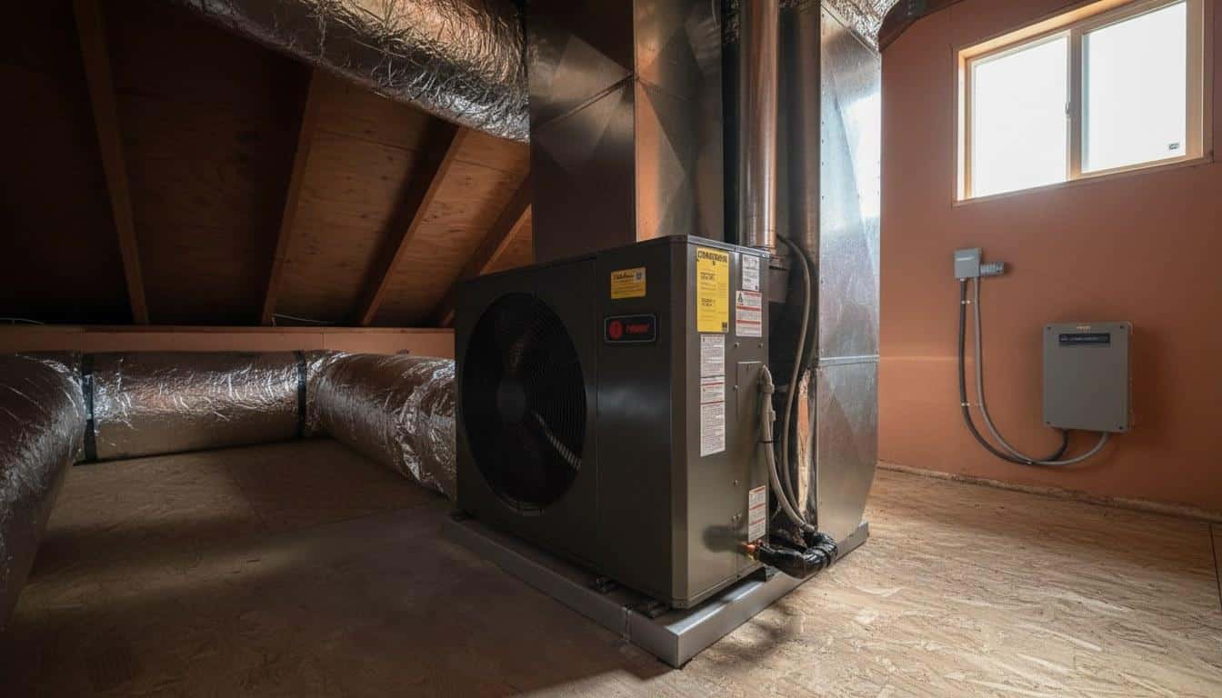 Finished furnace repair work at Shalom Heating & Air