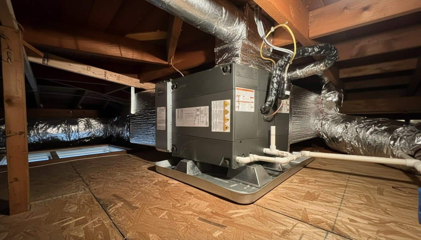 Completed furnace repair work at Shalom Heating & Air