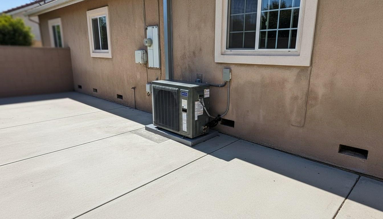 Completed ac repair work at Shalom Heating & Air