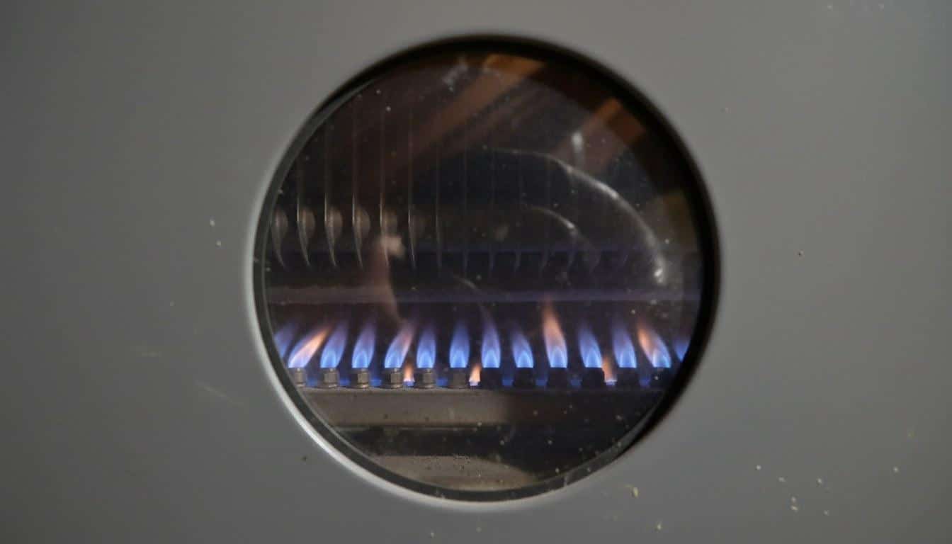 Completed furnace repair work at Shalom Heating & Air