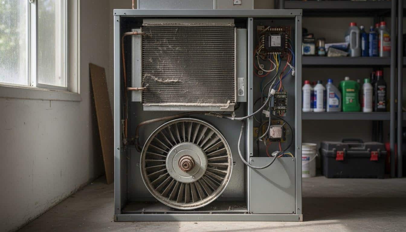 Completed ac repair work at Shalom Heating & Air