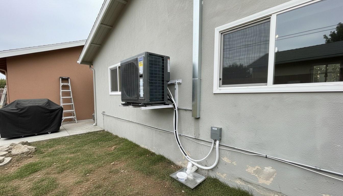 Completed ac repair work at Shalom Heating & Air