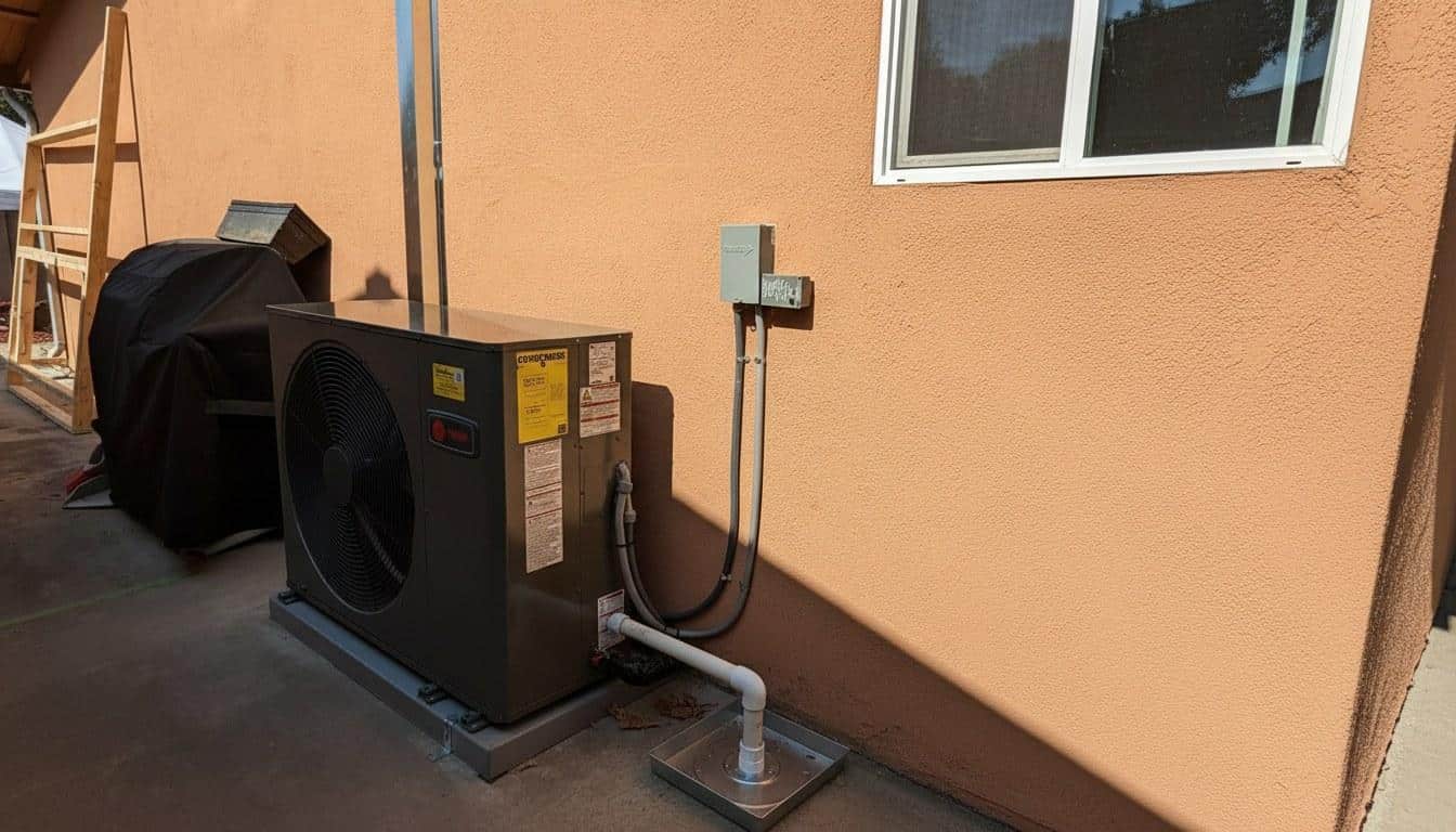 Completed ac repair work at Shalom Heating & Air