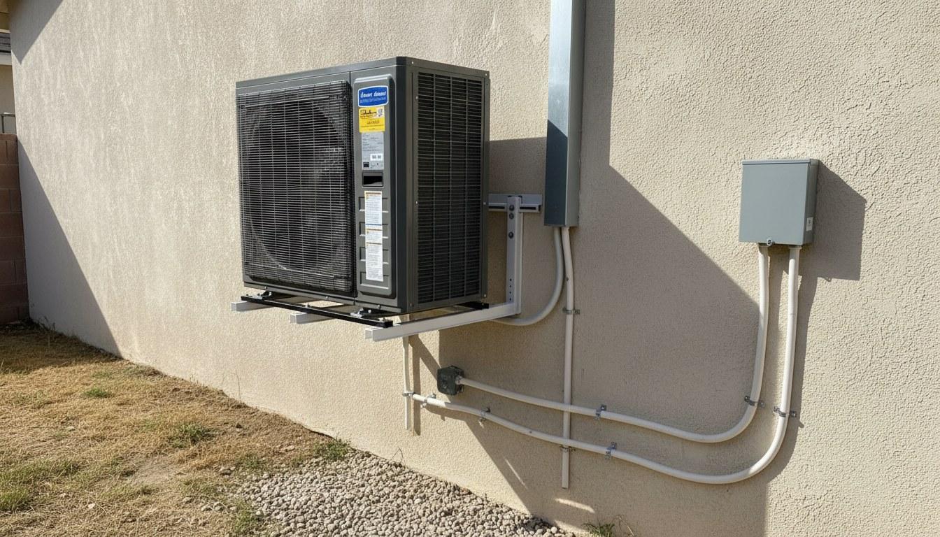 Completed ac repair work at Shalom Heating & Air