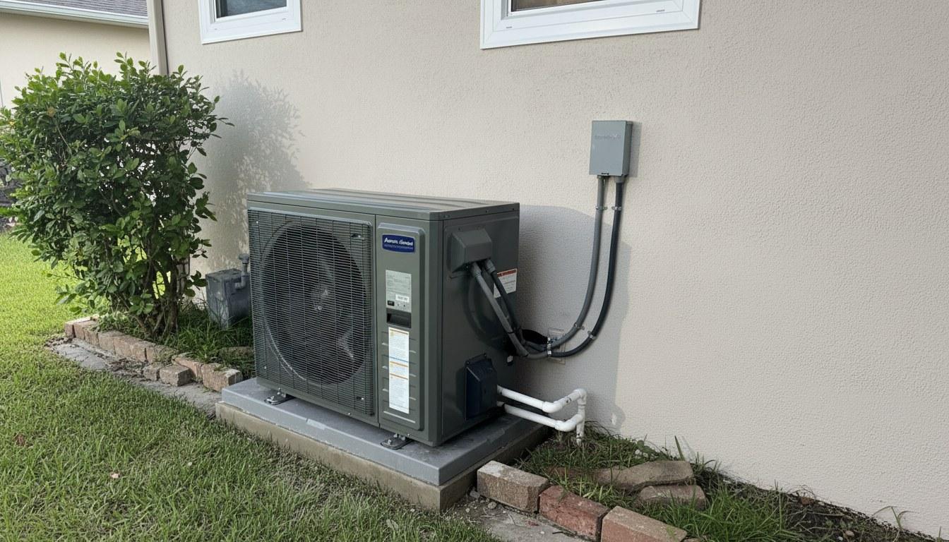 Completed ac repair work at Shalom Heating & Air