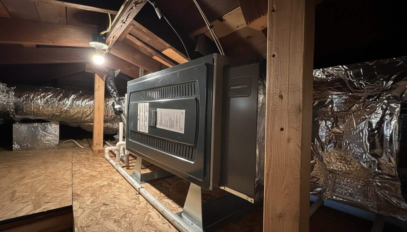 Completed furnace repair work at Shalom Heating & Air