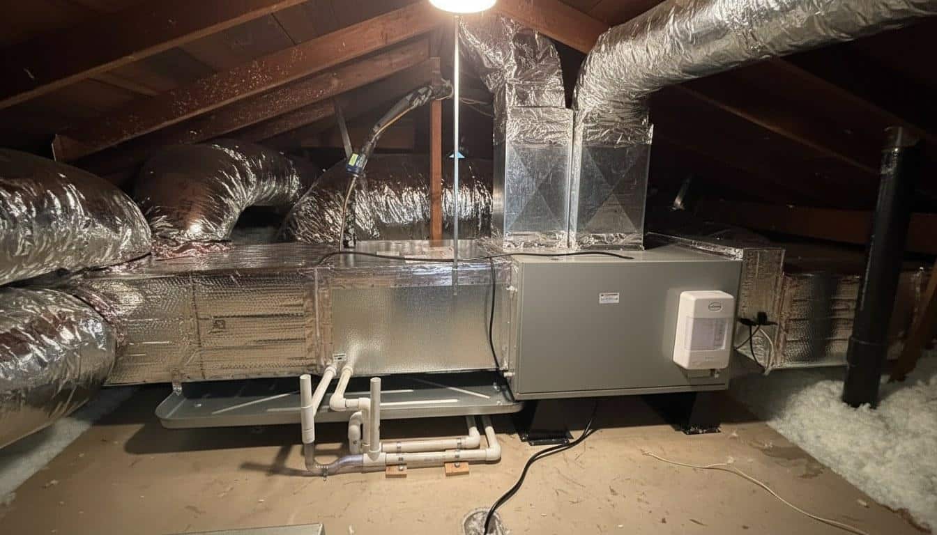 Completed furnace repair work at Shalom Heating & Air