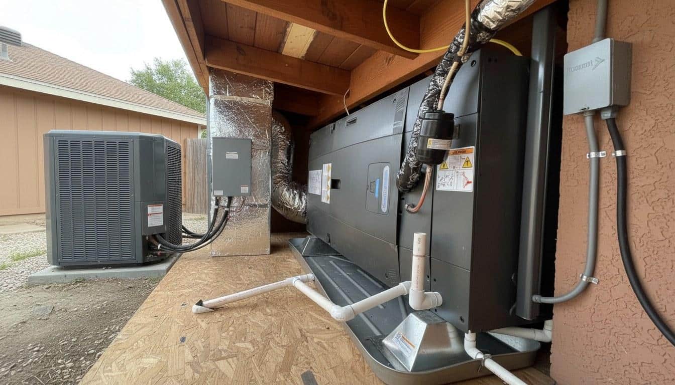 Completed ac repair work at Shalom Heating & Air