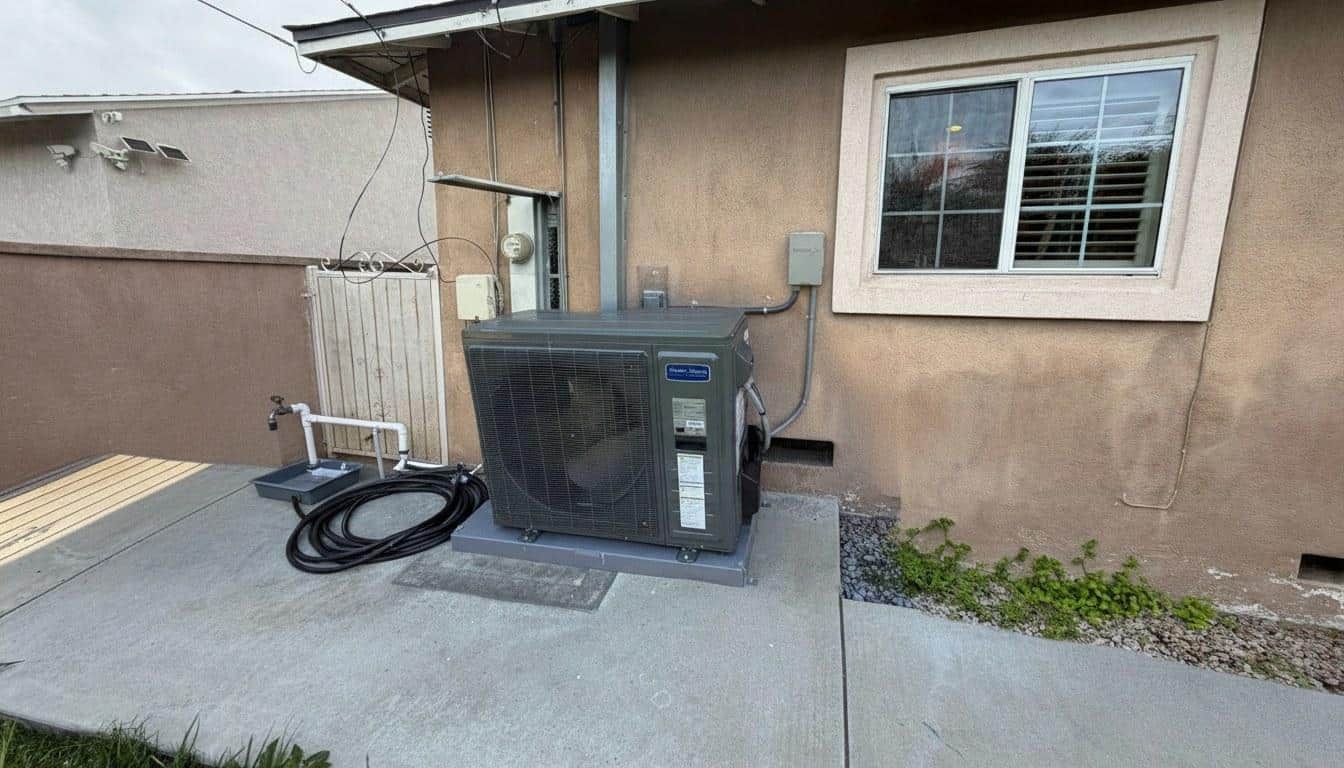 Completed ac repair work at Shalom Heating & Air
