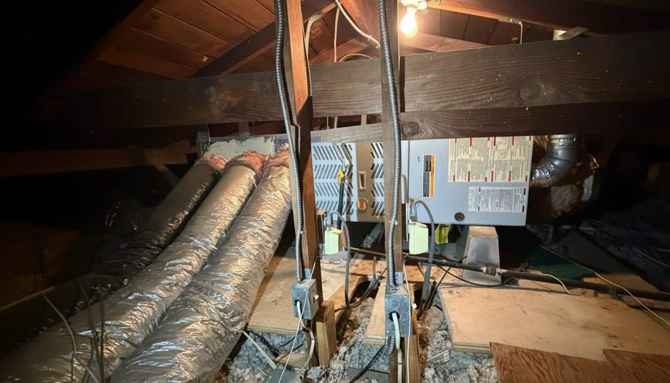 Completed ac repair work at Shalom Heating & Air