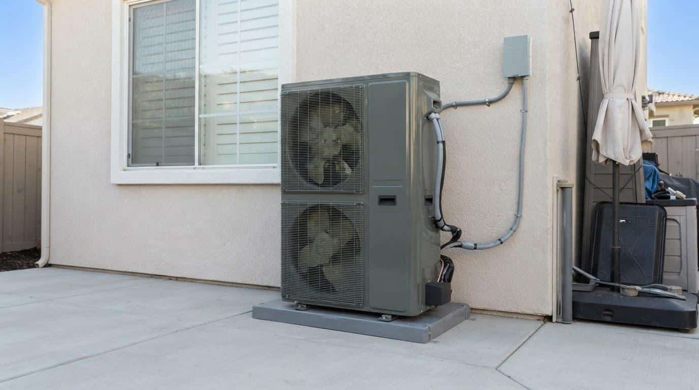 Completed air conditioning installation repair maintenance work at Shalom Heating & Air