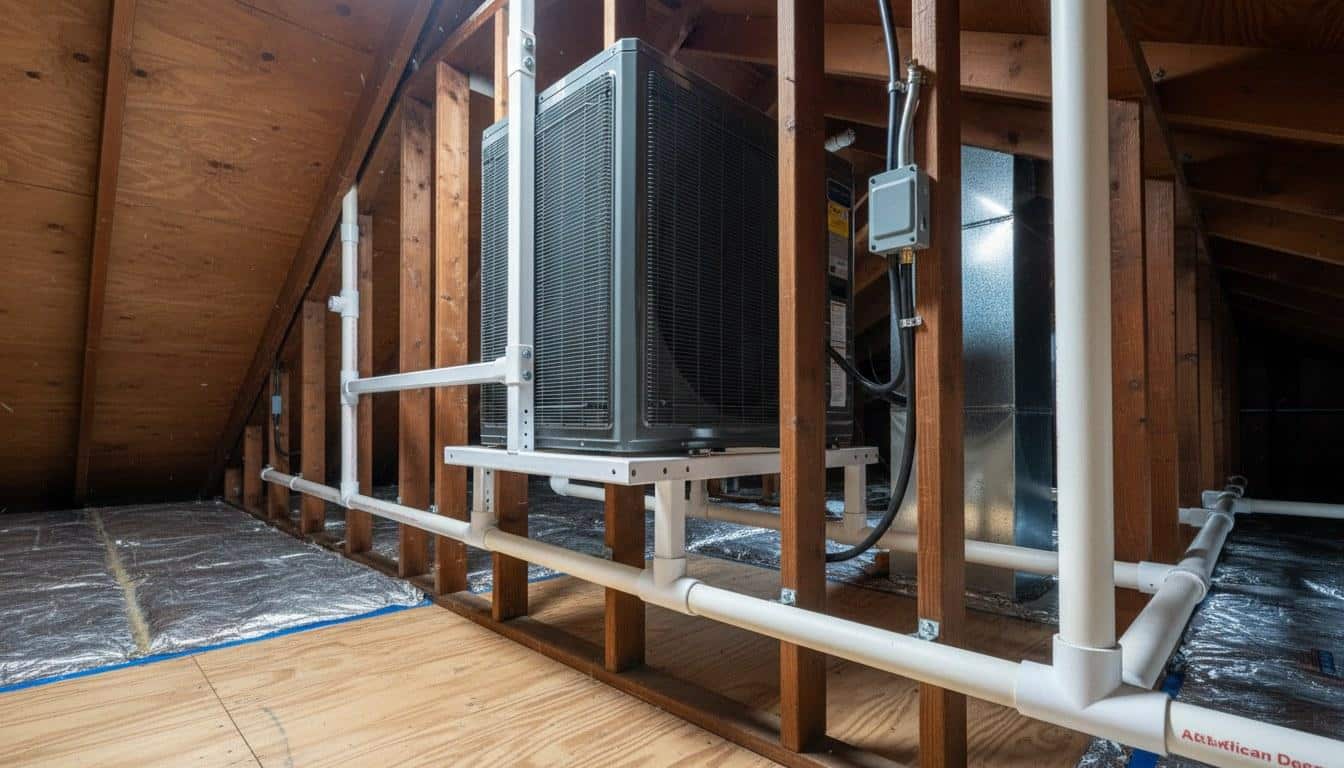 Completed air conditioning installation repair maintenance work at Shalom Heating & Air