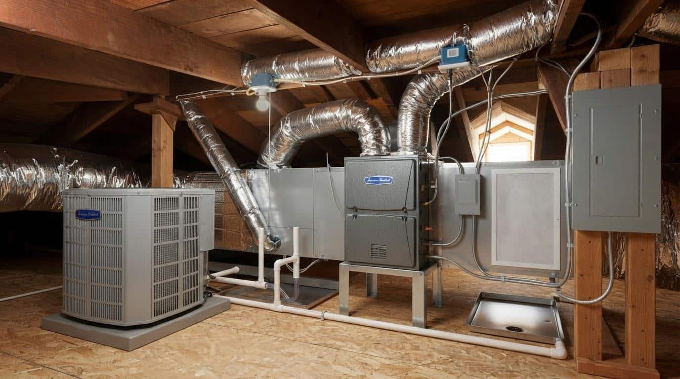 Completed hvac system maintenance tune up work at Shalom Heating & Air