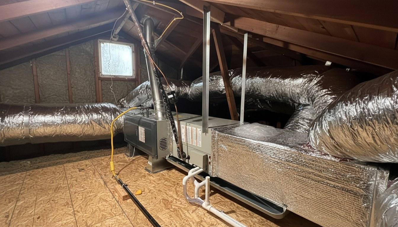 Completed ac repair work at Shalom Heating & Air