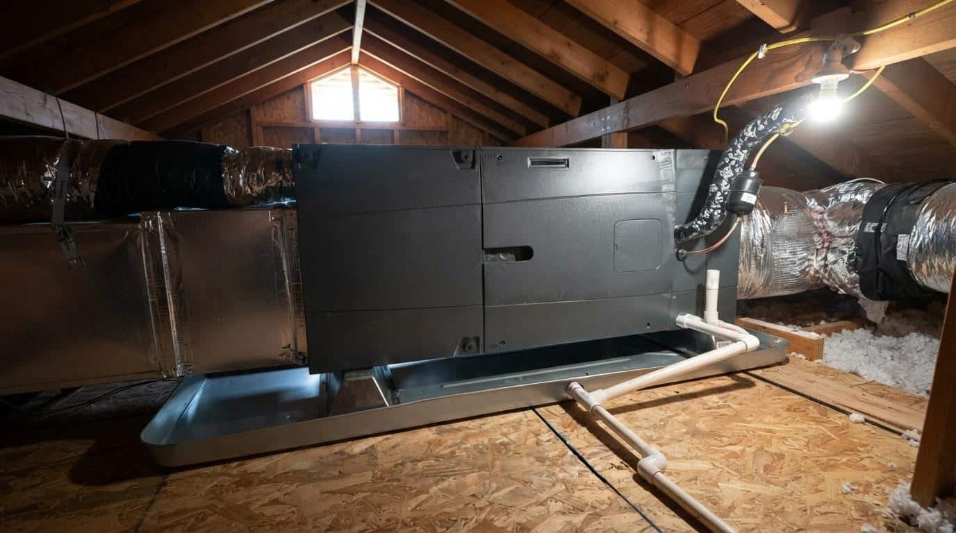 Finished furnace repair work at Shalom Heating & Air