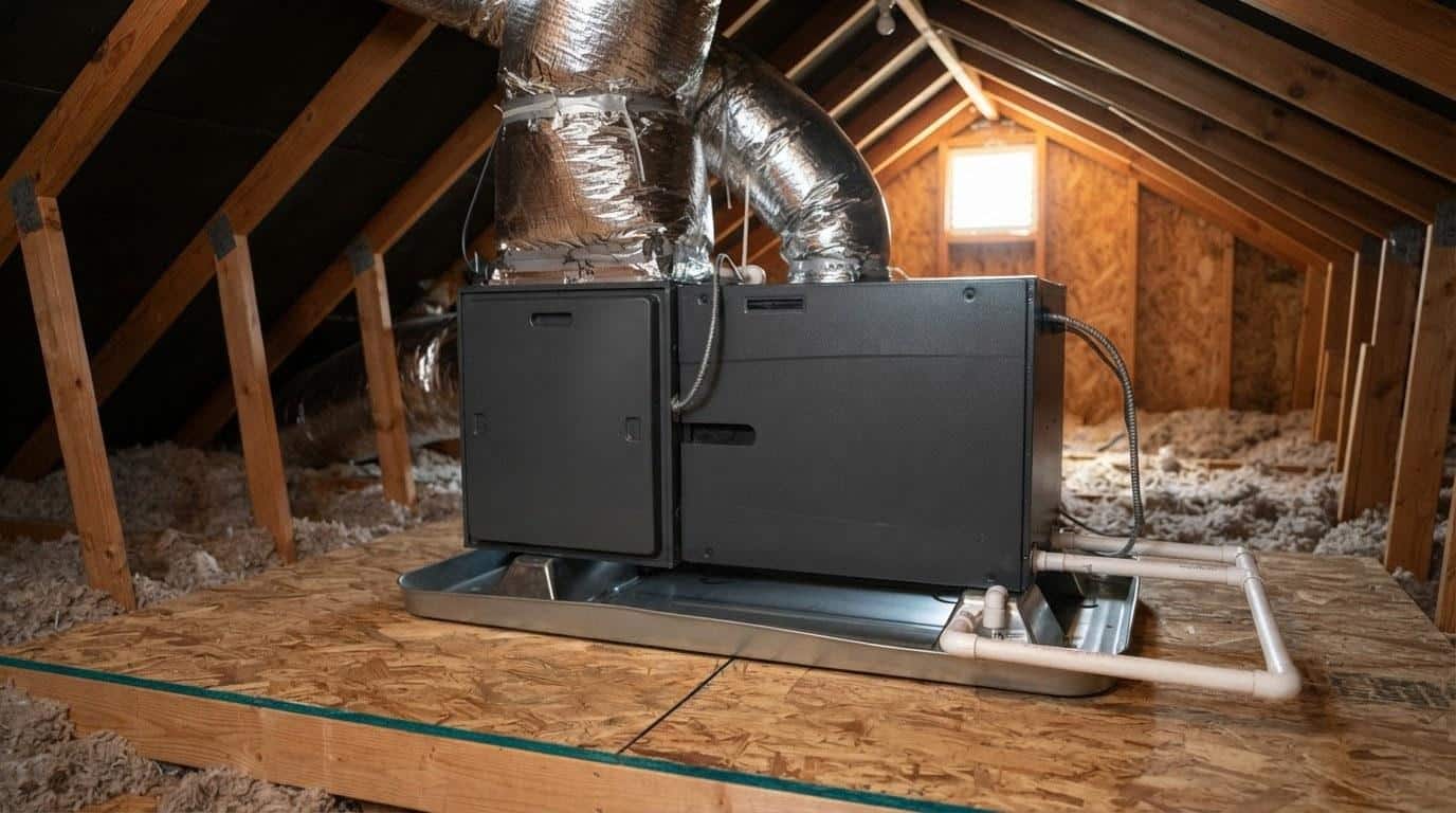 Finished furnace repair work at Shalom Heating & Air