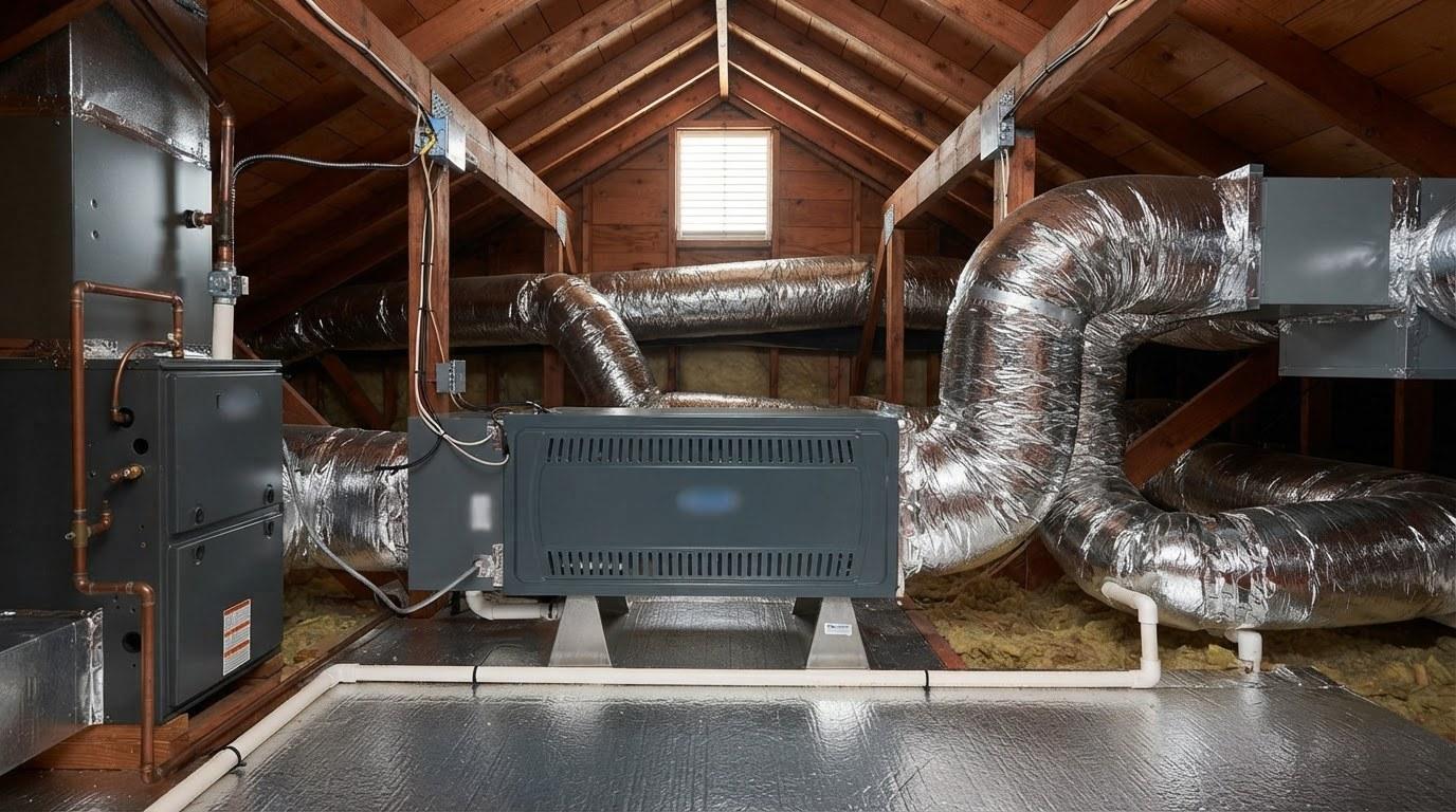 Completed humidity control work at Shalom Heating & Air